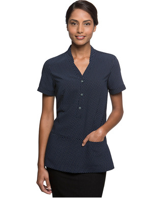 WORKWEAR, SAFETY & CORPORATE CLOTHING SPECIALISTS - City Stretch Spot Tunic - Ladies