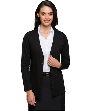 WORKWEAR, SAFETY & CORPORATE CLOTHING SPECIALISTS - City Overknit Long Sleeve Cardigan - Ladies