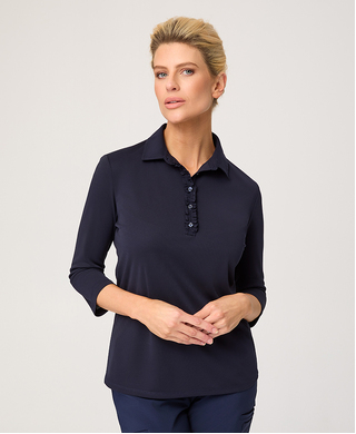 WORKWEAR, SAFETY & CORPORATE CLOTHING SPECIALISTS Bella   Sleeve Frill Placket Top