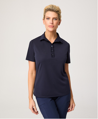 WORKWEAR, SAFETY & CORPORATE CLOTHING SPECIALISTS Bella S/Slv Frill Placket Top