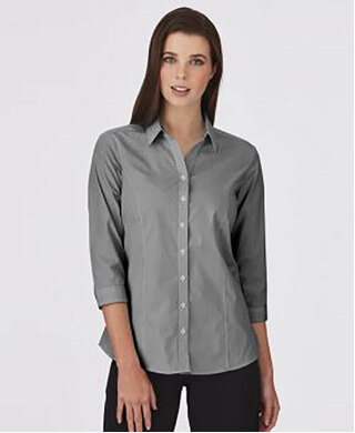 WORKWEAR, SAFETY & CORPORATE CLOTHING SPECIALISTS - Pippa Check - 3/4 Sleeve Shirt - Ladies