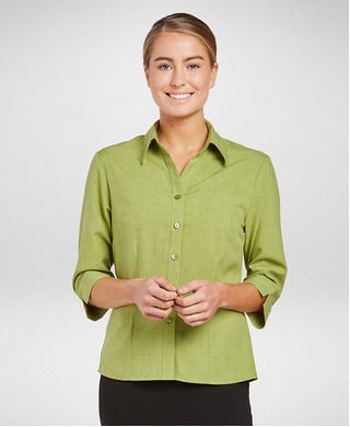 WORKWEAR, SAFETY & CORPORATE CLOTHING SPECIALISTS - Climate Smart - Semi Fit 3/4 Sleeve Blouse