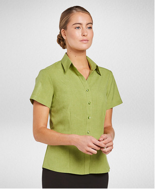 WORKWEAR, SAFETY & CORPORATE CLOTHING SPECIALISTS - Climate Smart - Semi Fit Short Sleeve Blouse