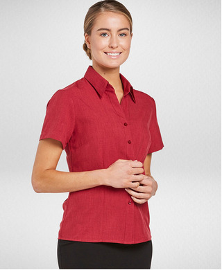 WORKWEAR, SAFETY & CORPORATE CLOTHING SPECIALISTS Climate Smart - Semi Fit Short Sleeve Blouse