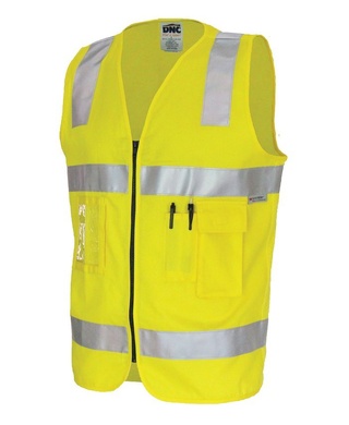 WORKWEAR, SAFETY & CORPORATE CLOTHING SPECIALISTS Day/Night Cotton Safety Vests