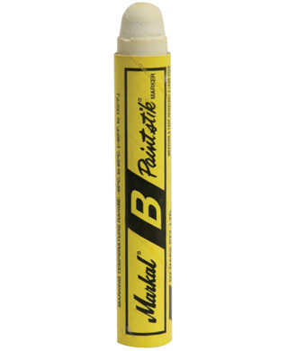 WORKWEAR, SAFETY & CORPORATE CLOTHING SPECIALISTS 34011211 - Markal Paintstik B - White Pkt/12