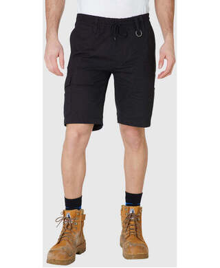 WORKWEAR, SAFETY & CORPORATE CLOTHING SPECIALISTS - MENS ELASTIC UTILITY SHORT