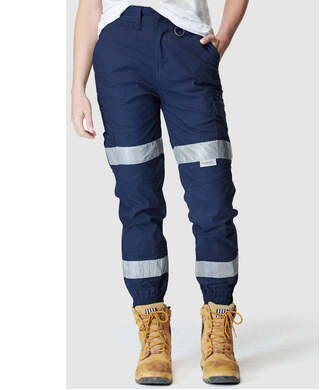 WORKWEAR, SAFETY & CORPORATE CLOTHING SPECIALISTS WOMENS REFLECTIVE CUFFED PANT