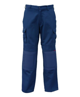 WORKWEAR, SAFETY & CORPORATE CLOTHING SPECIALISTS Cotton Drill Pants With H/V Tape