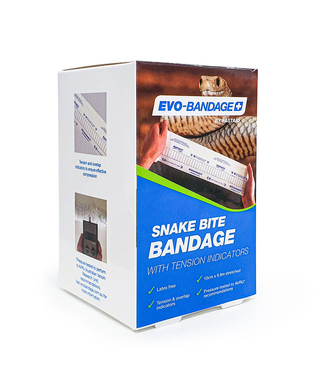 WORKWEAR, SAFETY & CORPORATE CLOTHING SPECIALISTS - Evo-Bandage Premium Snake Bite Bandage, 10Cm, Latex Free