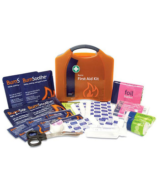 WORKWEAR, SAFETY & CORPORATE CLOTHING SPECIALISTS EMERGENCY BURNS KIT, PLASTIC PORTABLE