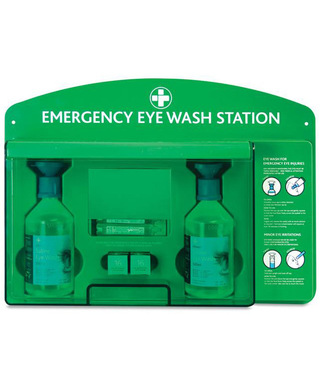 WORKWEAR, SAFETY & CORPORATE CLOTHING SPECIALISTS - Elite Eyecare Station, Wall Mount With Mirror