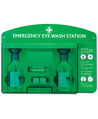 WORKWEAR, SAFETY & CORPORATE CLOTHING SPECIALISTS Elite Eyecare Station, Wall Mount With Mirror