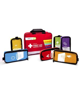 WORKWEAR, SAFETY & CORPORATE CLOTHING SPECIALISTS - First Aid Kit, Modular Surivival Pack, Soft Case With Internal Modules