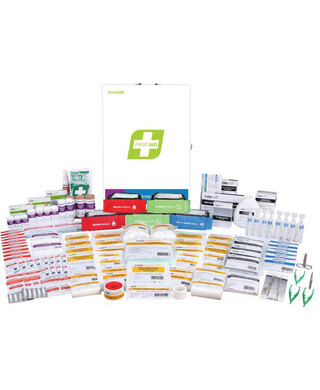 WORKWEAR, SAFETY & CORPORATE CLOTHING SPECIALISTS First Aid Kit, R4, Constructa Medic Kit, Metal Wall Mount