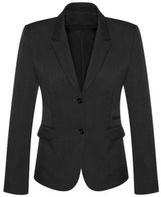 WORKWEAR, SAFETY & CORPORATE CLOTHING SPECIALISTS Cool Stretch - Womens 2 Button Mid Length Jacket
