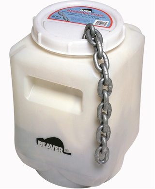 WORKWEAR, SAFETY & CORPORATE CLOTHING SPECIALISTS 8mm X 50KG Hot Dipped Galvanised Regular Link Chain