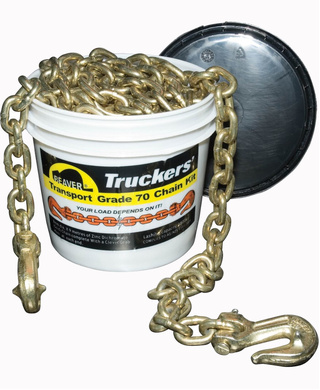 WORKWEAR, SAFETY & CORPORATE CLOTHING SPECIALISTS 8mm x 9mtr Grade 70 Transport Chain Kit L.C3800Kg