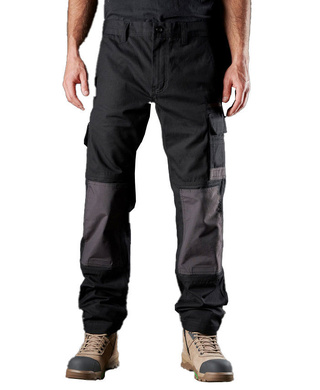 WORKWEAR, SAFETY & CORPORATE CLOTHING SPECIALISTS - Cargo Work Pants - Black - TBA