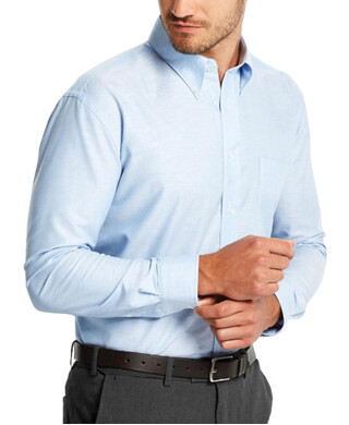 WORKWEAR, SAFETY & CORPORATE CLOTHING SPECIALISTS - OXFORD - MEN'S OXFORD LONG SLEEVE SHIRT