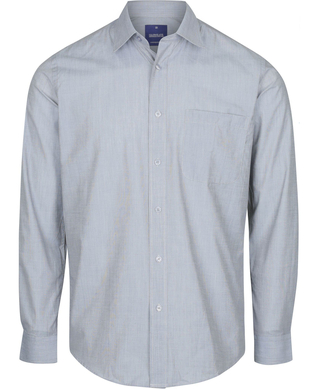 WORKWEAR, SAFETY & CORPORATE CLOTHING SPECIALISTS - SMITH - MEN'S END ON END LONG SLEEVE SHIRT