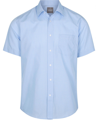 WORKWEAR, SAFETY & CORPORATE CLOTHING SPECIALISTS - WINDSOR - MEN'S PUPPY TOOTH SHORT SLEEVE SHIRT