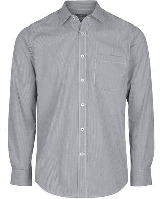 WORKWEAR, SAFETY & CORPORATE CLOTHING SPECIALISTS - WESTGARTH - MEN'S GINGHAM LONG SLEEVE SHIRT