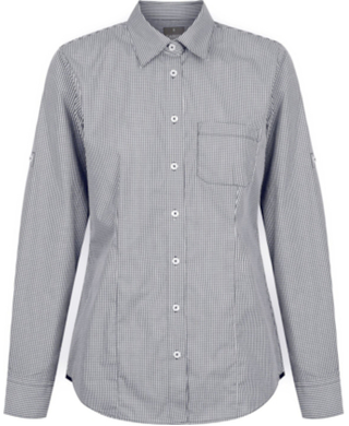 WORKWEAR, SAFETY & CORPORATE CLOTHING SPECIALISTS - WESTGARTH - WOMEN'S GINGHAM SLIM FIT SHIRT