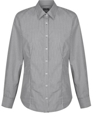 WORKWEAR, SAFETY & CORPORATE CLOTHING SPECIALISTS - Westgarth - Womens Long SL Gingham Shirt