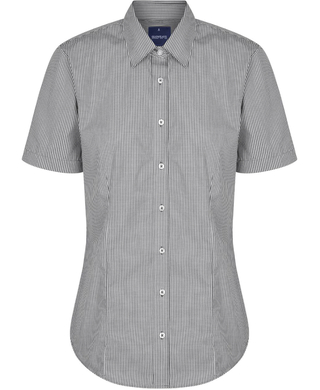 WORKWEAR, SAFETY & CORPORATE CLOTHING SPECIALISTS - WESTGARTH - WOMEN'S SHORT SLEEVE GINGHAM SHIRT