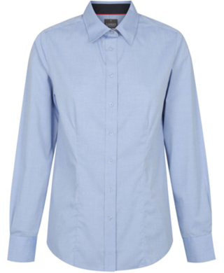 WORKWEAR, SAFETY & CORPORATE CLOTHING SPECIALISTS - BRADFORD - WOMEN'S FINE OXFORD LONG SLEEVE SHIRT