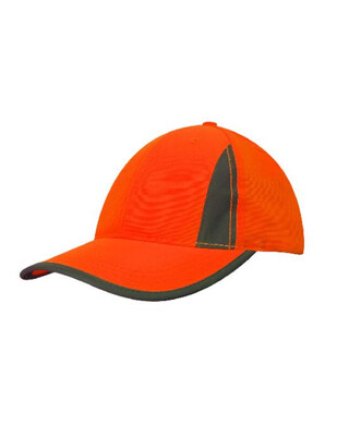 WORKWEAR, SAFETY & CORPORATE CLOTHING SPECIALISTS - Luminescent Safety Cap with Reflective Inserts and Trim