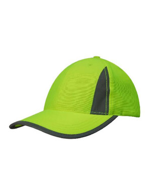 WORKWEAR, SAFETY & CORPORATE CLOTHING SPECIALISTS Luminescent Safety Cap with Reflective Inserts and Trim