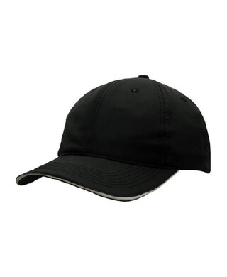 WORKWEAR, SAFETY & CORPORATE CLOTHING SPECIALISTS - Spring Woven Fabric Cap with Wind Strap & Clip