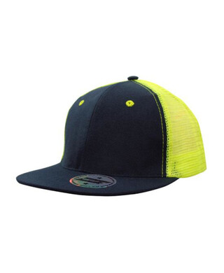 WORKWEAR, SAFETY & CORPORATE CLOTHING SPECIALISTS - Premium American Twill Cap with Mesh Back & Snap Back Pro Styling