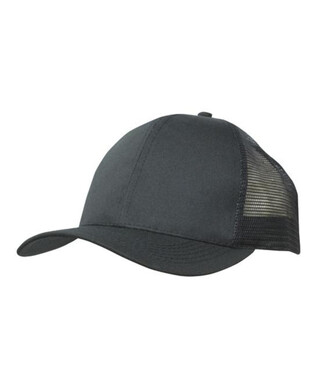 WORKWEAR, SAFETY & CORPORATE CLOTHING SPECIALISTS - Breathable Poly Twill Cap With Mesh Back