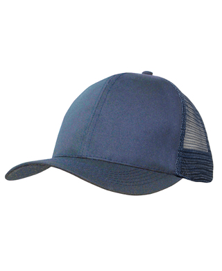 WORKWEAR, SAFETY & CORPORATE CLOTHING SPECIALISTS - Organic brushed Heavy Cotton/Mesh Back Cap