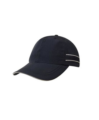 WORKWEAR, SAFETY & CORPORATE CLOTHING SPECIALISTS - Microfibre Sports Cap with Piping and Sandwich