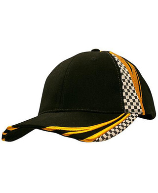 WORKWEAR, SAFETY & CORPORATE CLOTHING SPECIALISTS - Brushed Heavy Cotton Cap with Embroidery & Printed Checks