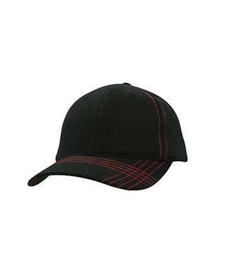 WORKWEAR, SAFETY & CORPORATE CLOTHING SPECIALISTS - Brushed Heavy Cotton Cap with Contrasting Stitching