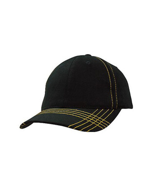 WORKWEAR, SAFETY & CORPORATE CLOTHING SPECIALISTS Brushed Heavy Cotton Cap with Contrasting Stitching