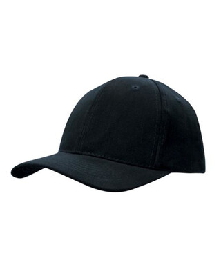 WORKWEAR, SAFETY & CORPORATE CLOTHING SPECIALISTS Brushed Heavy Cotton Cap With Snap Back