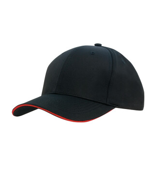 WORKWEAR, SAFETY & CORPORATE CLOTHING SPECIALISTS - Sports Ripstop Cap with Sandwich Trim