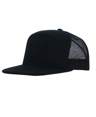 WORKWEAR, SAFETY & CORPORATE CLOTHING SPECIALISTS - Premium American Twill A Frame Cap with Mesh Back