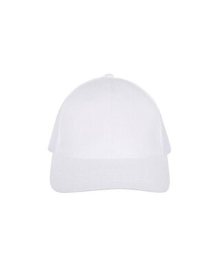 WORKWEAR, SAFETY & CORPORATE CLOTHING SPECIALISTS Brushed Cotton Cap with Mesh Back--One Size