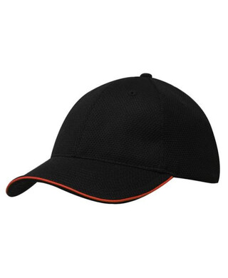 WORKWEAR, SAFETY & CORPORATE CLOTHING SPECIALISTS Double Pique Mesh Cap with Open Sandwich