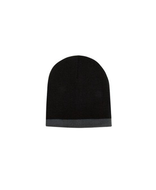 WORKWEAR, SAFETY & CORPORATE CLOTHING SPECIALISTS Roll Down Two Tone Acrylic Beanie