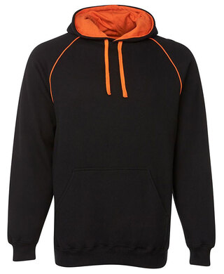 WORKWEAR, SAFETY & CORPORATE CLOTHING SPECIALISTS JB's Contrast Fleecy Hoodie