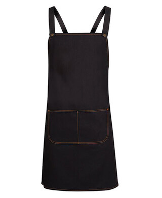 WORKWEAR, SAFETY & CORPORATE CLOTHING SPECIALISTS - JB's Cross Back Denim Apron (Without Strap)