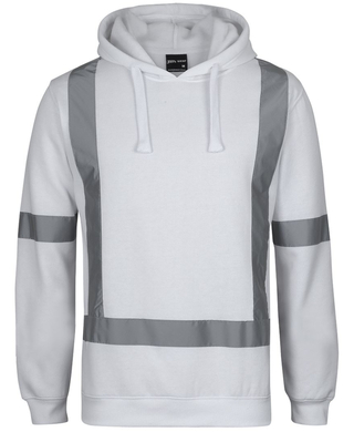 WORKWEAR, SAFETY & CORPORATE CLOTHING SPECIALISTS - JB's Fleece Hoodie With Reflective Tape